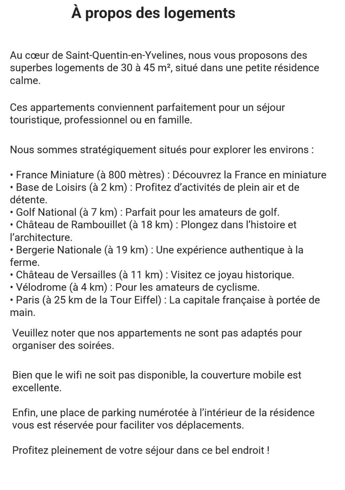 St-Quentin-En-Yvelines Plusieurs Appartements Avec Parking Трап Экстерьер фото